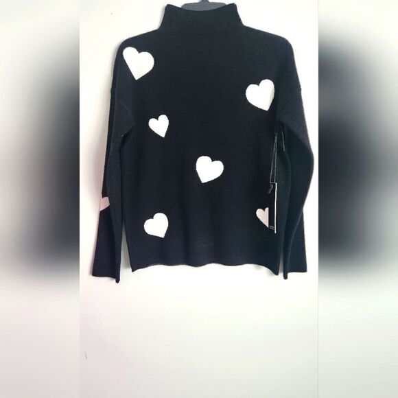 Nicole Miller NEW YORK MACHING LADIS AND DOG SWEATER SET BLACK/WHITE COLOR XS - Picture 3 of 6